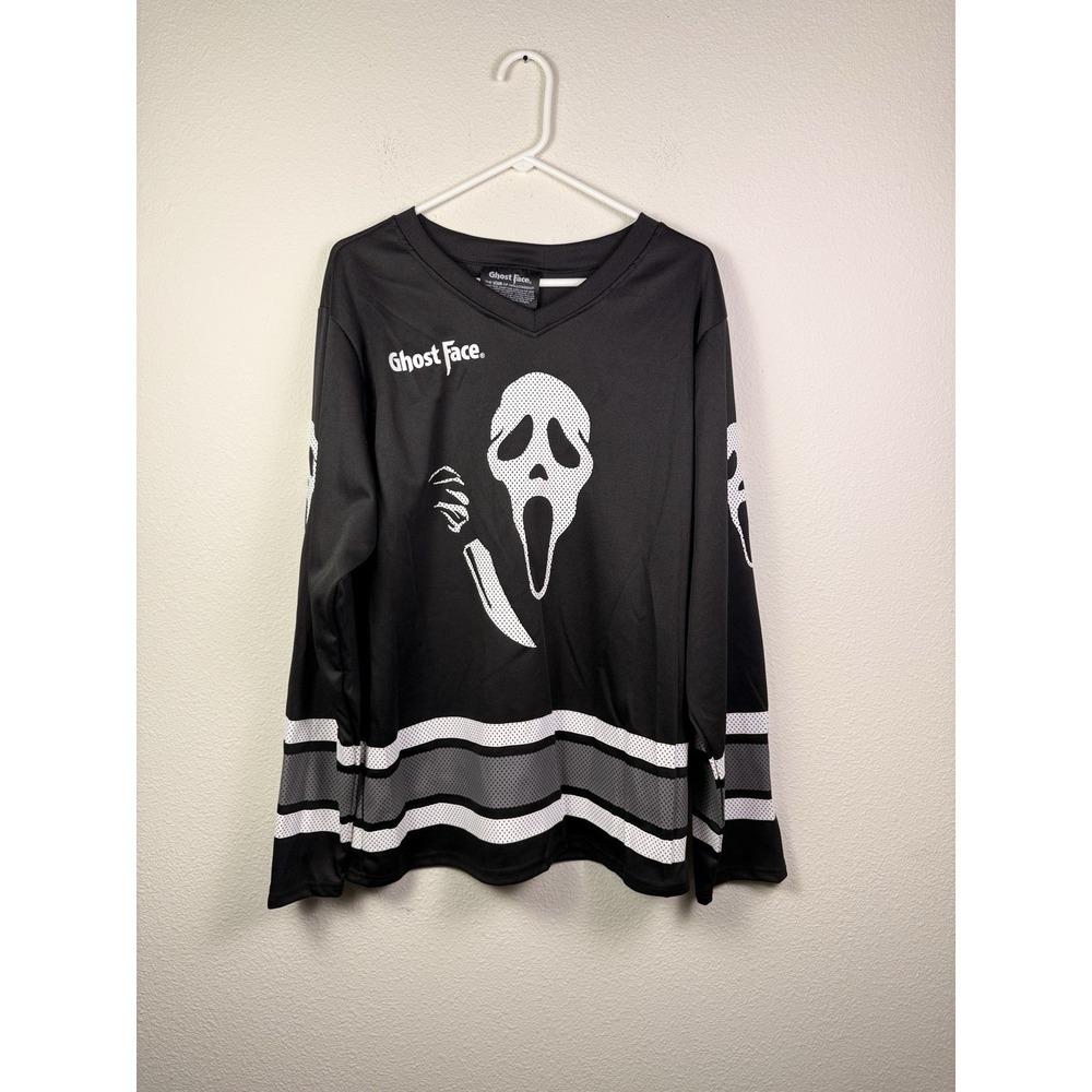 Ghost Face The Icon Of Halloween Official Licensed 96 Hockey Jersey Men's Medium